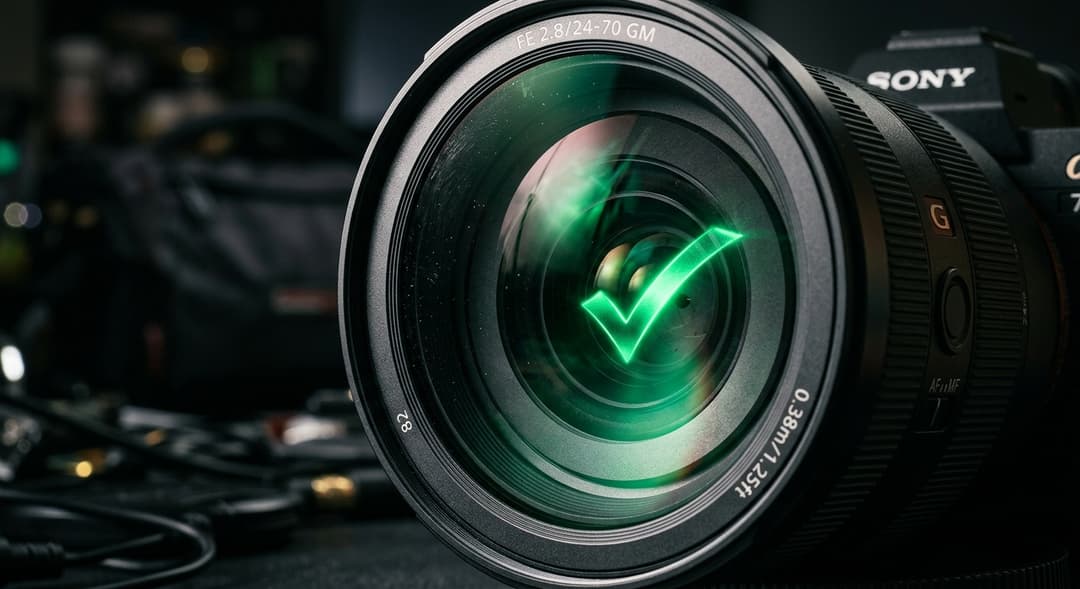 Quality validation lens